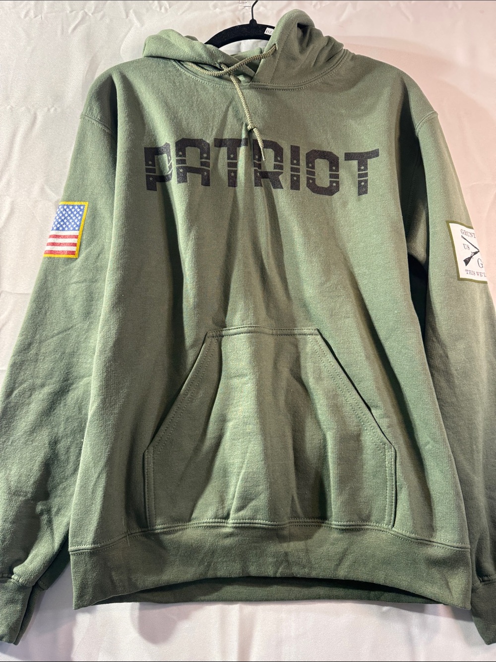 Grunt Style Small Olive Green PATRIOT Hoodie